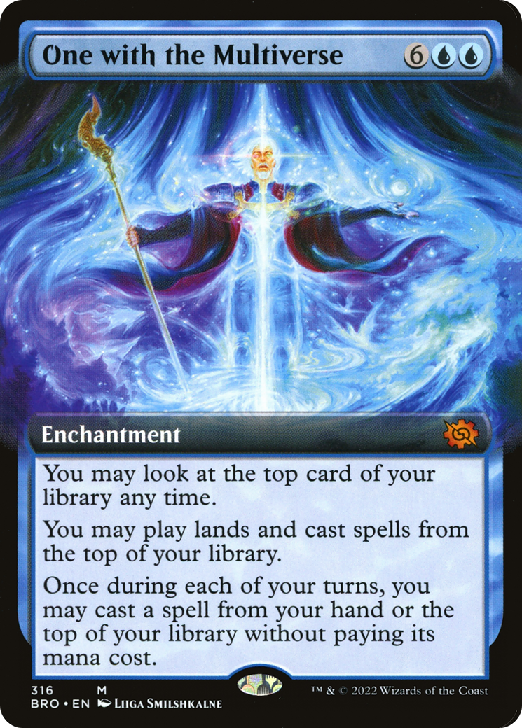 One with the Multiverse (Extended Art) [The Brothers' War] | Grognard Games