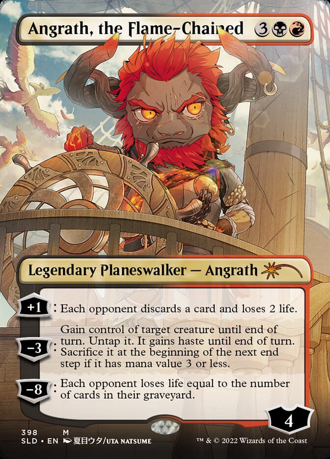 Angrath, the Flame-Chained (Borderless) [Secret Lair Drop Series] | Grognard Games