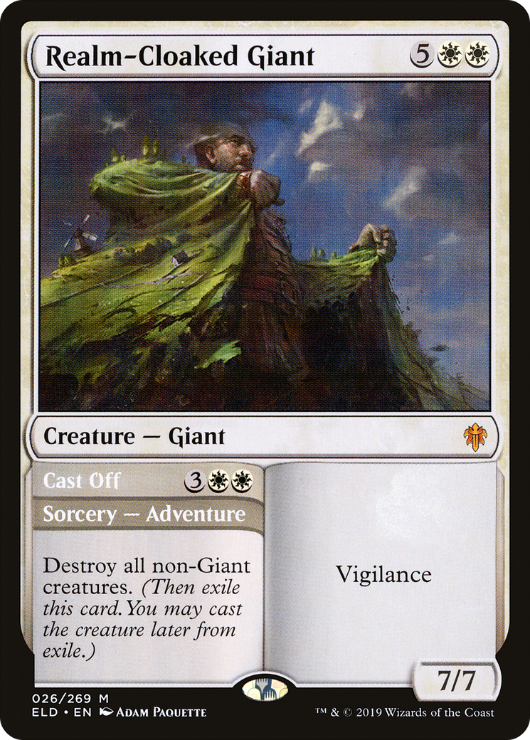 Realm-Cloaked Giant // Cast Off [Throne of Eldraine] | Grognard Games