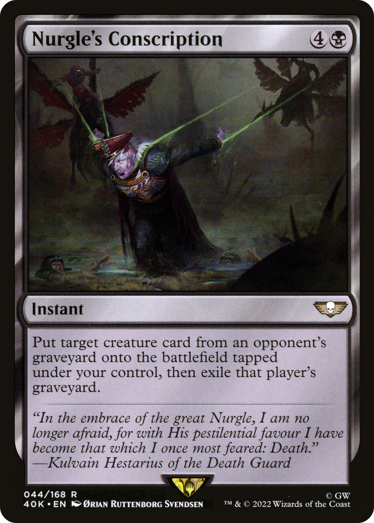 Nurgle's Conscription [Universes Beyond: Warhammer 40,000] | Grognard Games