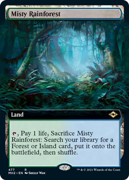 Misty Rainforest (Extended Art) [Modern Horizons 2] | Grognard Games