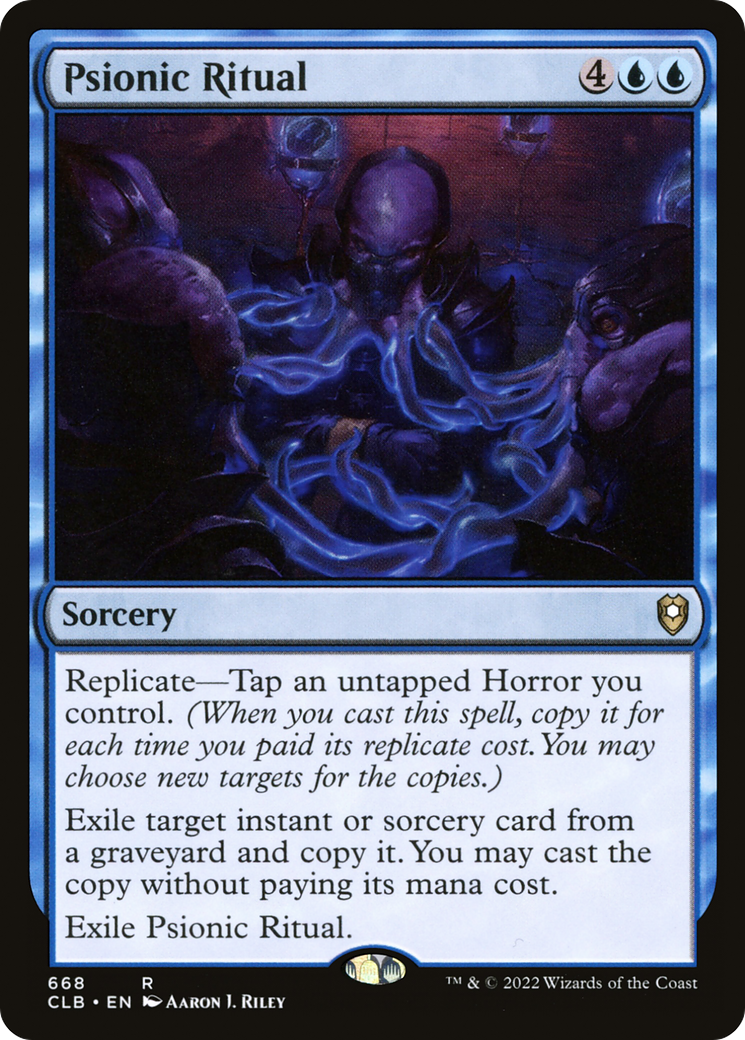 Psionic Ritual [Commander Legends: Battle for Baldur's Gate] | Grognard Games