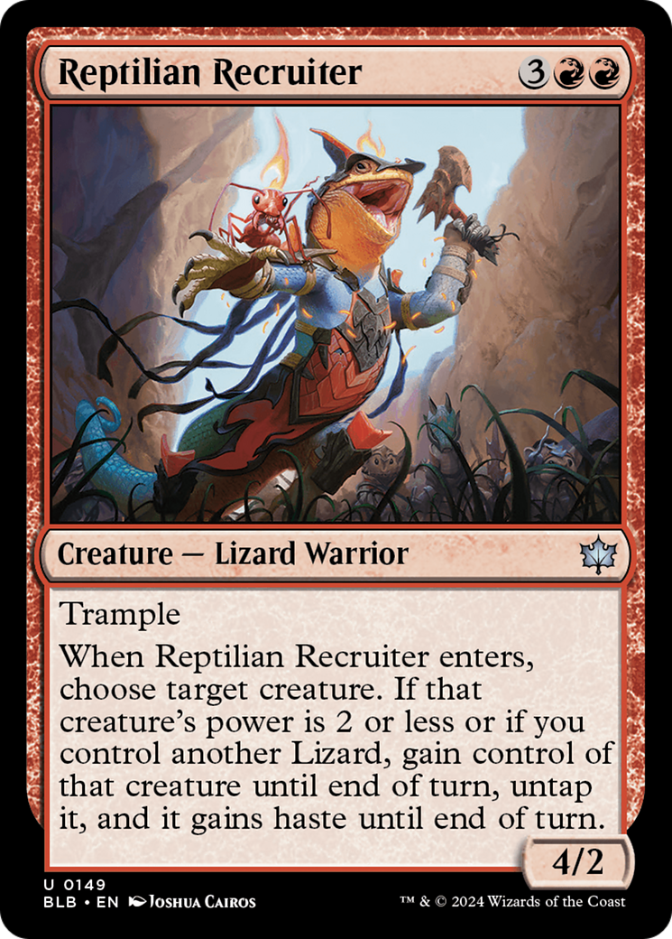 Reptilian Recruiter [Bloomburrow] | Grognard Games