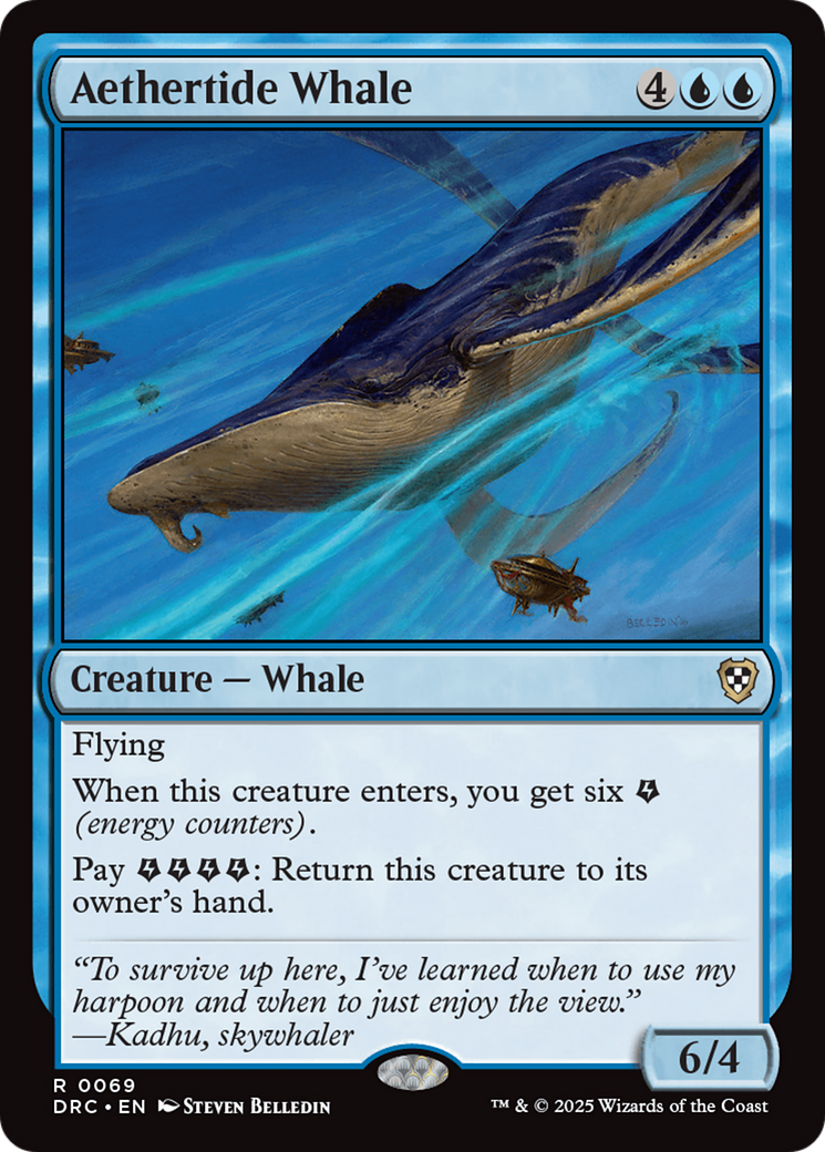 Aethertide Whale [Aetherdrift Commander] | Grognard Games