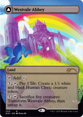 Westvale Abbey // Ormendahl, Profane Prince (Display Commander) (Borderless) [Secret Lair: From Cute to Brute] | Grognard Games