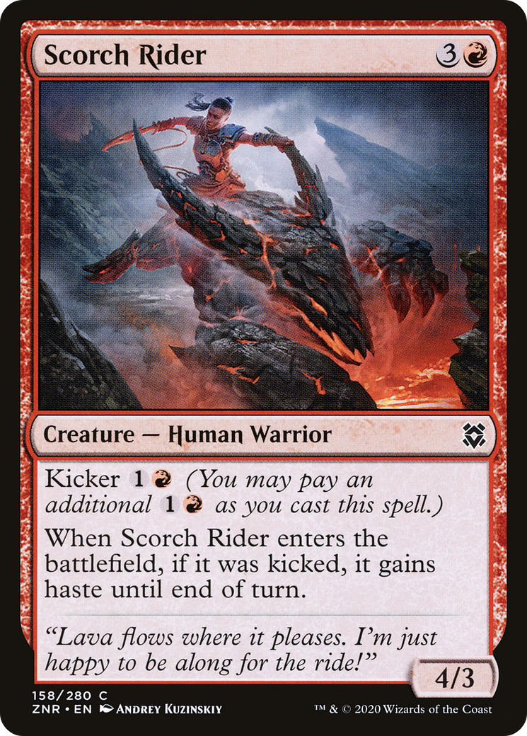 Scorch Rider [Zendikar Rising] | Grognard Games