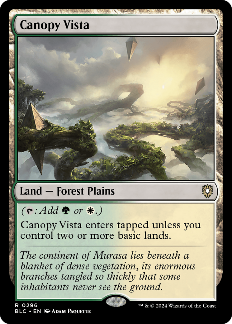 Canopy Vista [Bloomburrow Commander] | Grognard Games