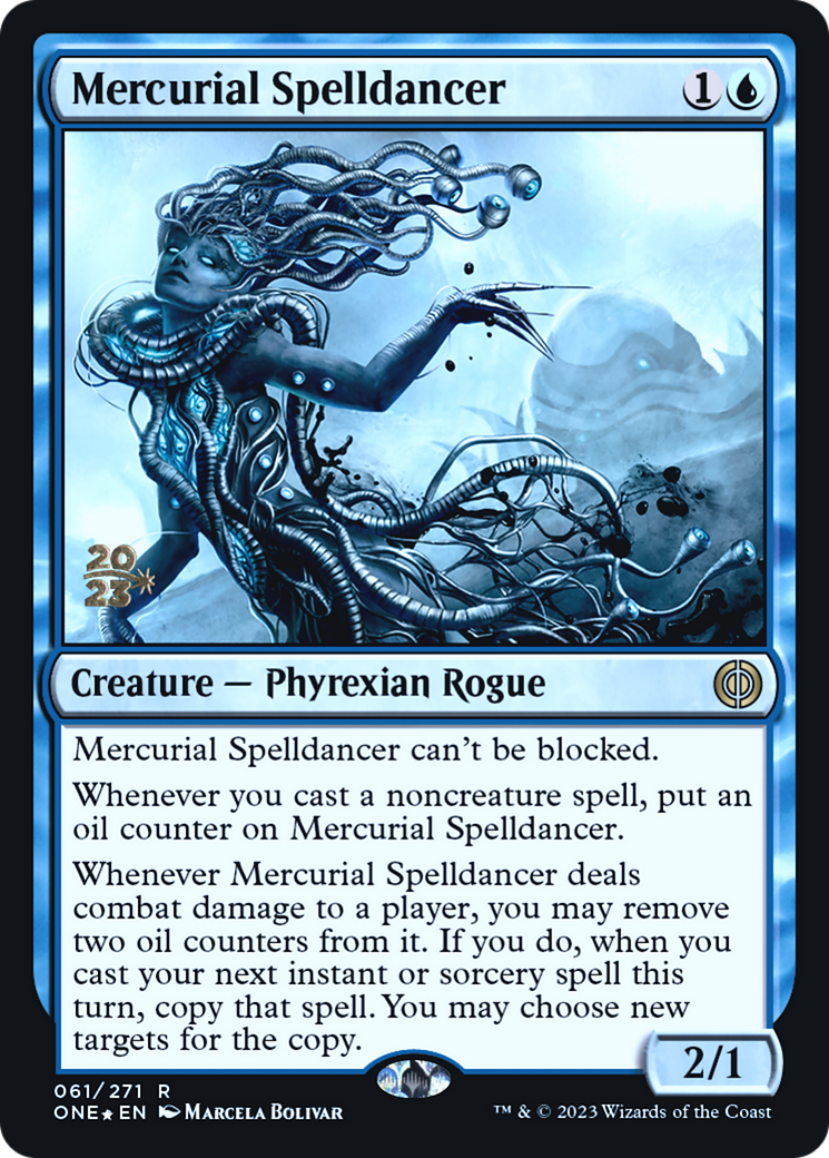 Mercurial Spelldancer [Phyrexia: All Will Be One Prerelease Promos] | Grognard Games