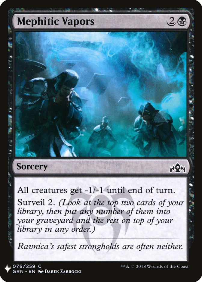 Mephitic Vapors [Mystery Booster] | Grognard Games
