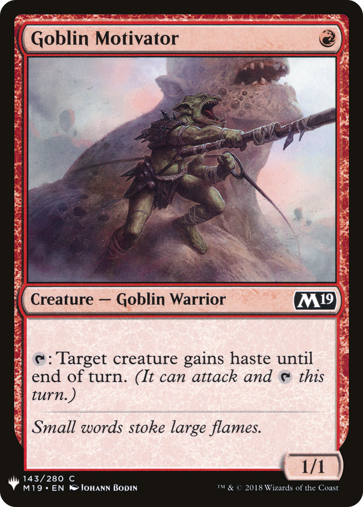 Goblin Motivator [Mystery Booster] | Grognard Games