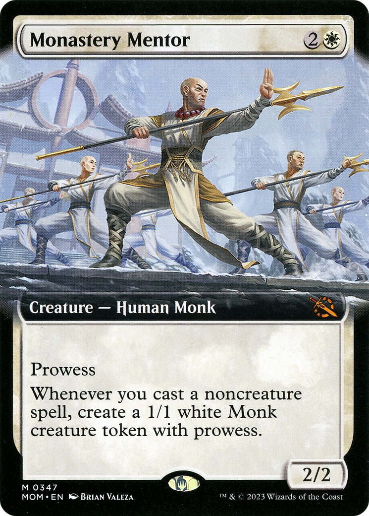 Monastery Mentor (Extended Art) [March of the Machine] | Grognard Games