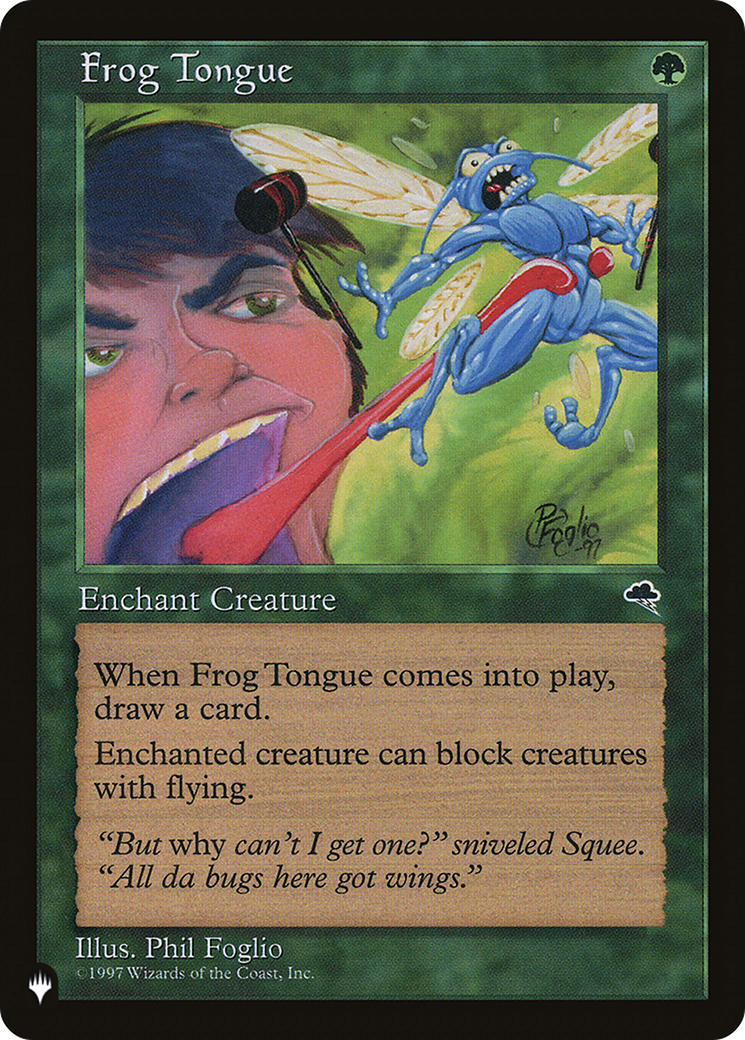 Frog Tongue [The List] | Grognard Games