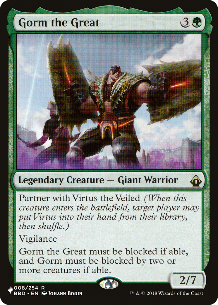 Gorm the Great [The List] | Grognard Games