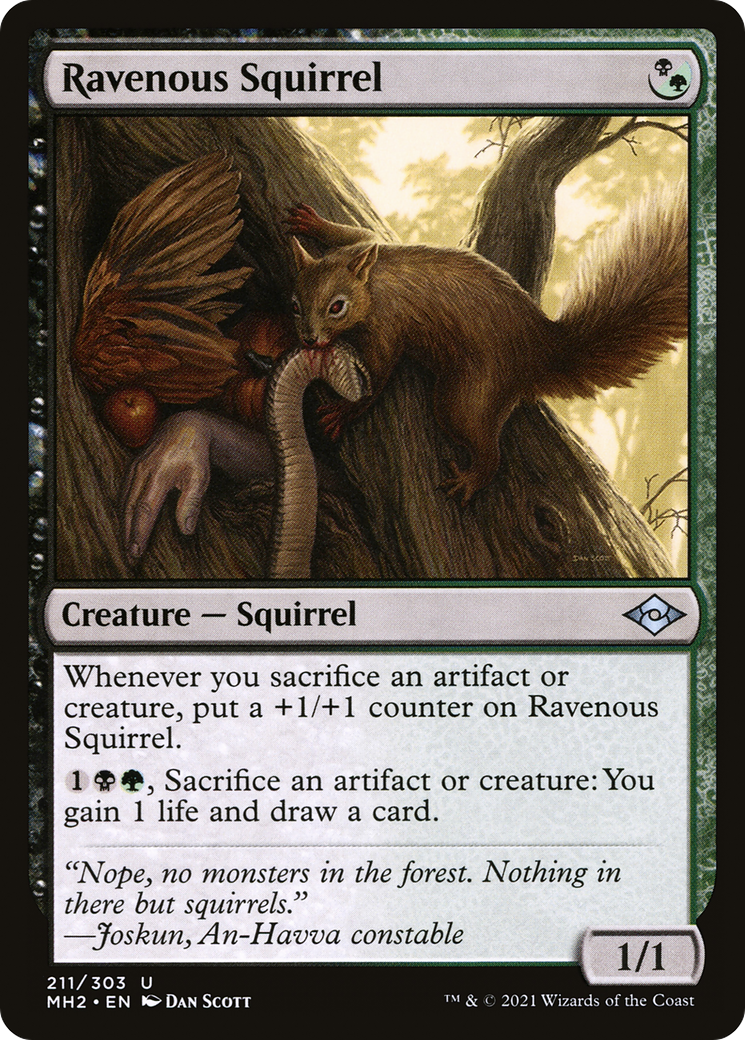 Ravenous Squirrel [Modern Horizons 2] | Grognard Games