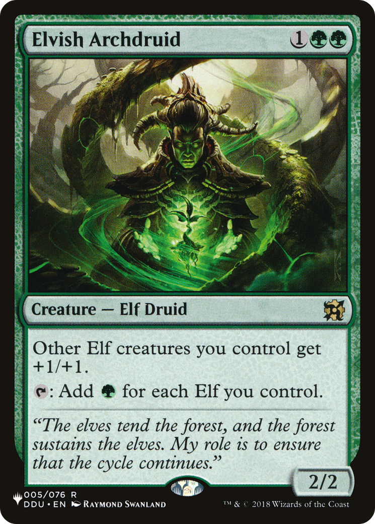 Elvish Archdruid [The List] | Grognard Games
