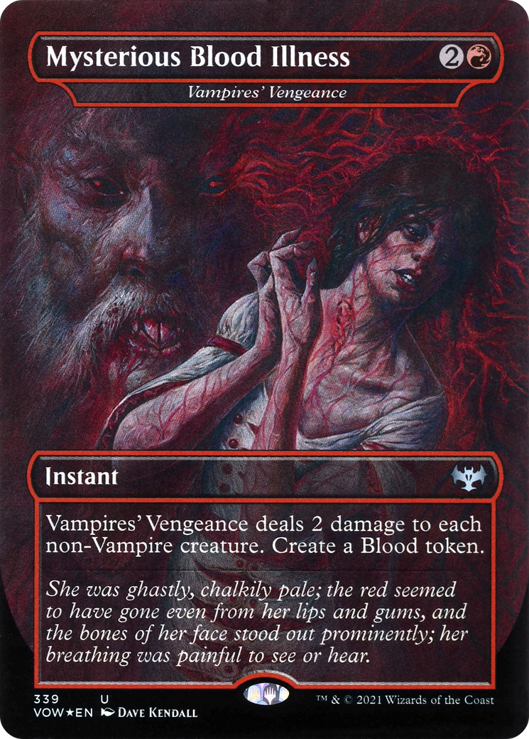 Vampires' Vengeance - Mysterious Blood Illness [Innistrad: Crimson Vow] | Grognard Games