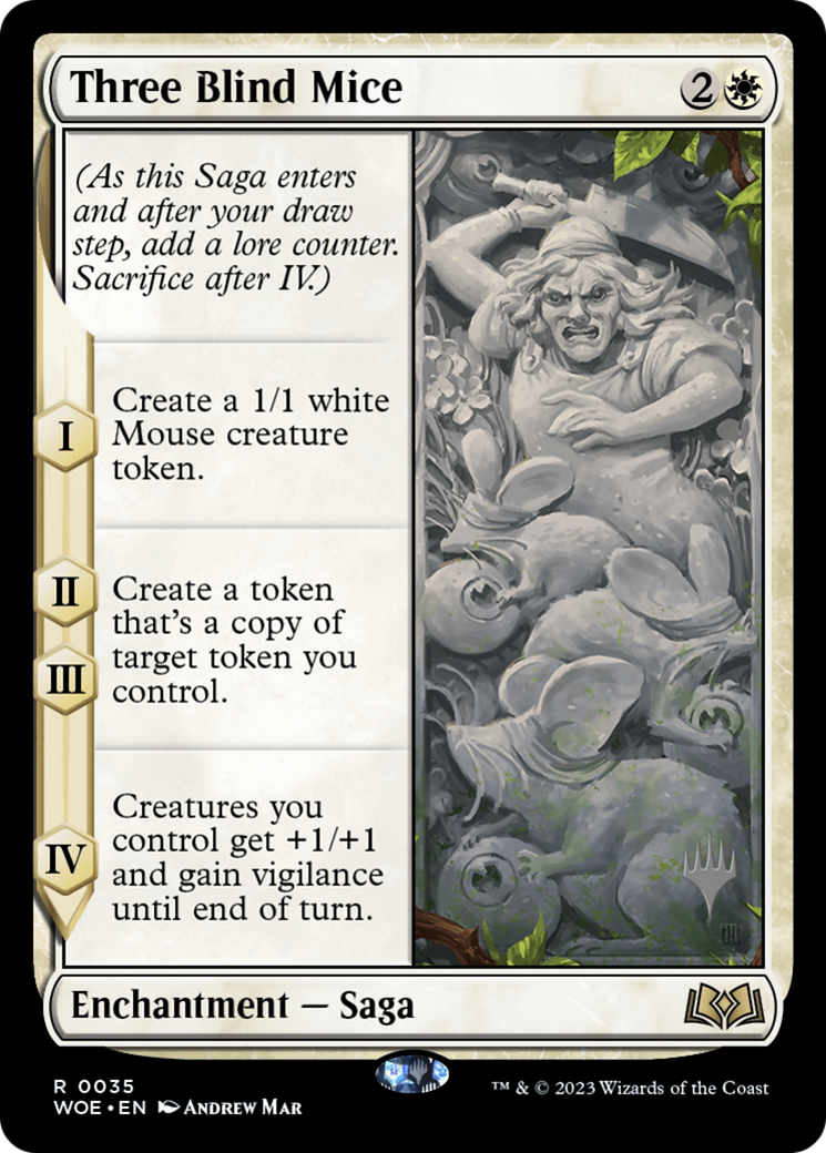 Three Blind Mice (Promo Pack) [Wilds of Eldraine Promos] | Grognard Games