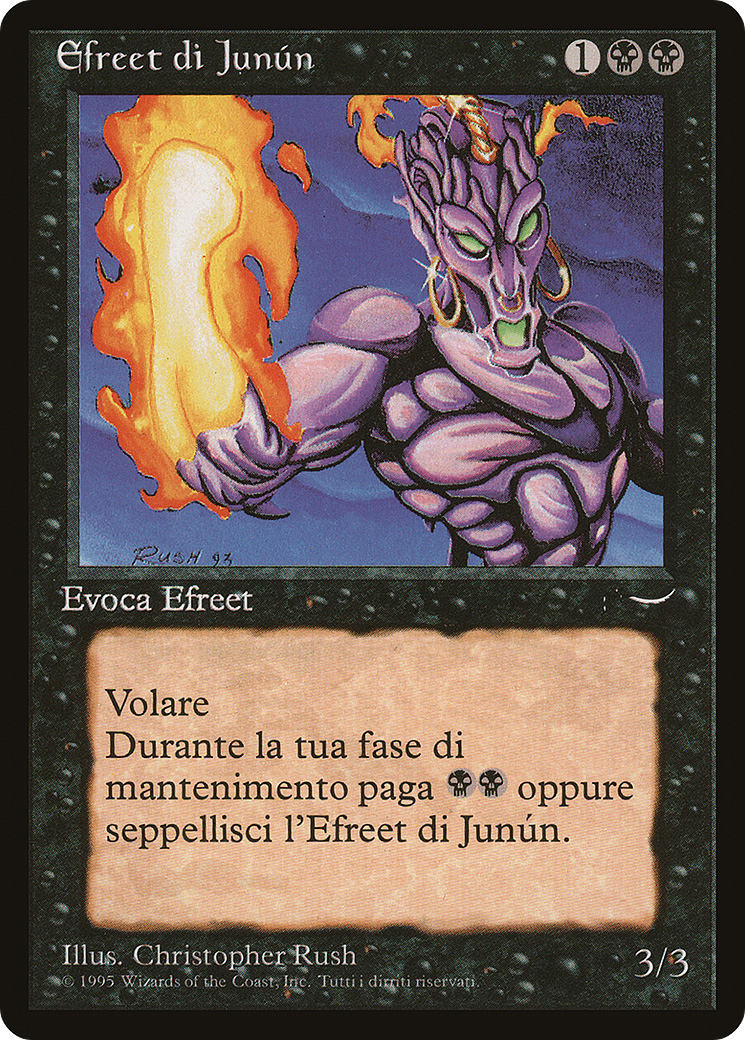 Junun Efreet (Italian) - "Efreet di Junun" [Rinascimento] | Grognard Games