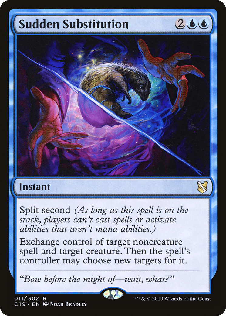Sudden Substitution [Commander 2019] | Grognard Games