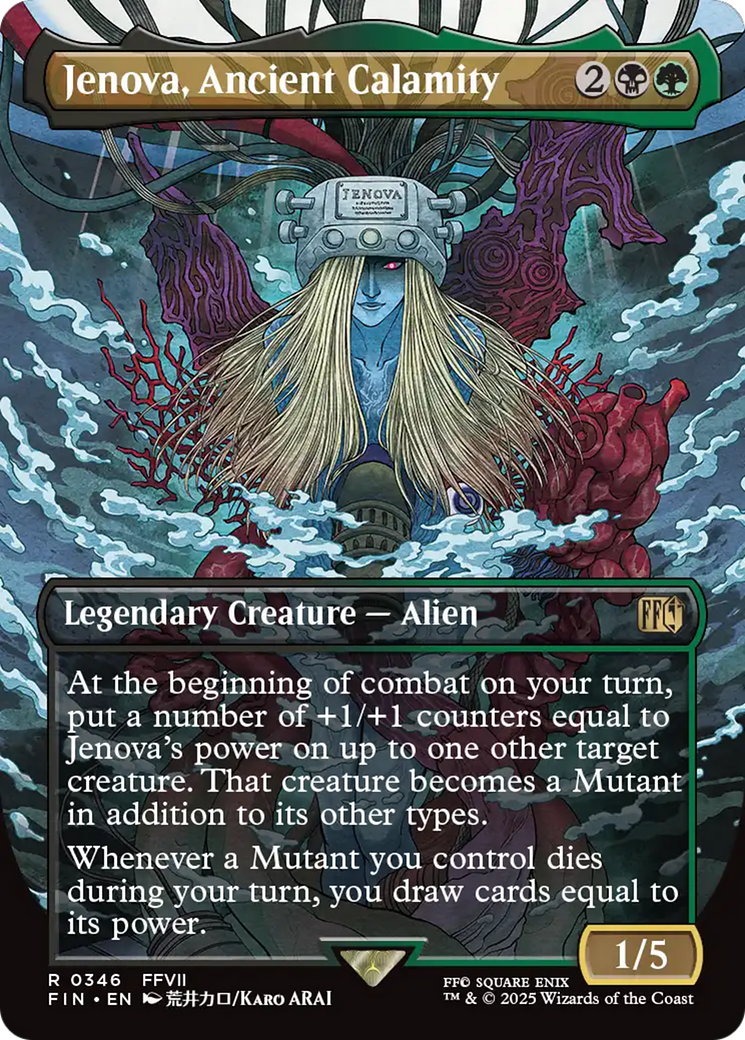 Jenova, Ancient Calamity (FIN-346) - FINAL FANTASY (Borderless) Foil | Grognard Games