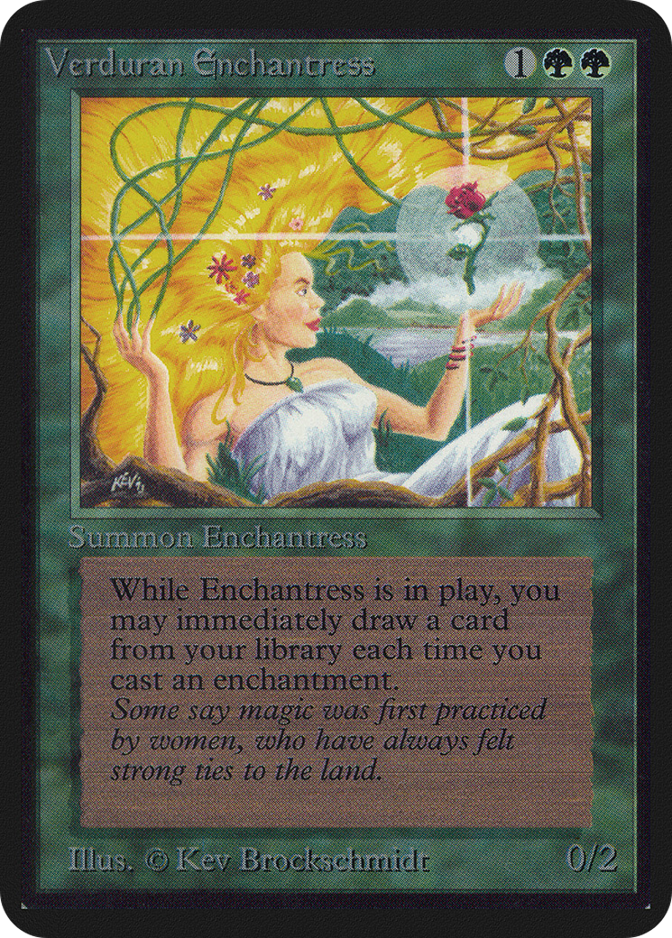 Verduran Enchantress [Limited Edition Alpha] | Grognard Games