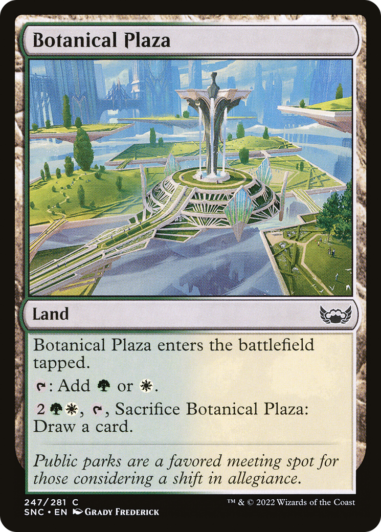Botanical Plaza (SNC-247) - Streets of New Capenna | Grognard Games