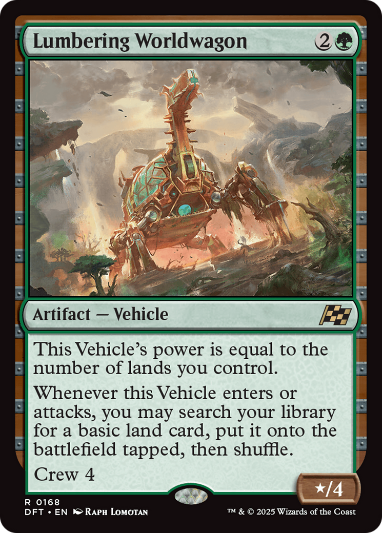 Lumbering Worldwagon [Aetherdrift] | Grognard Games