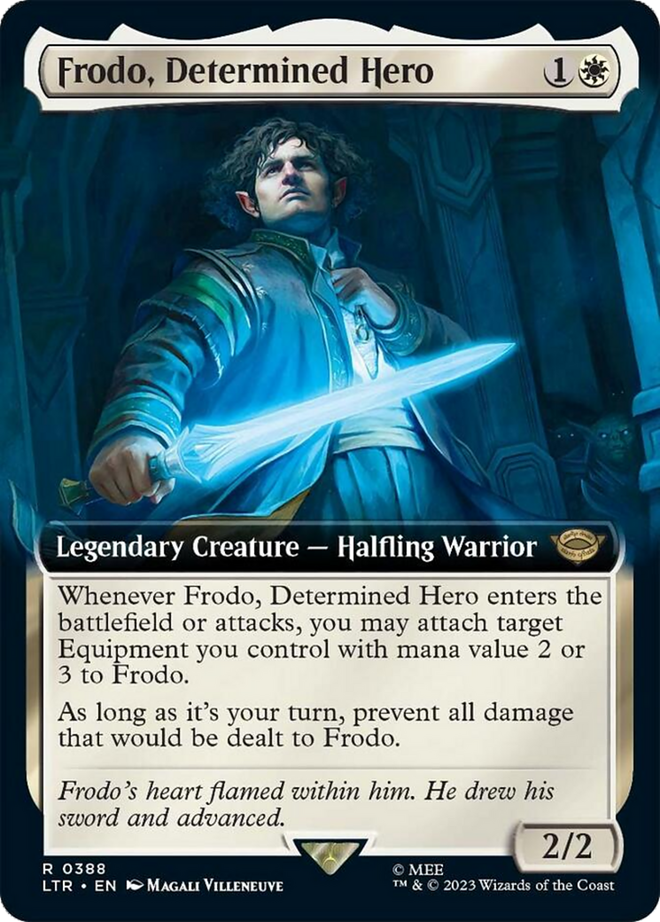 Frodo, Determined Hero (Extended Art) [The Lord of the Rings: Tales of Middle-Earth] | Grognard Games