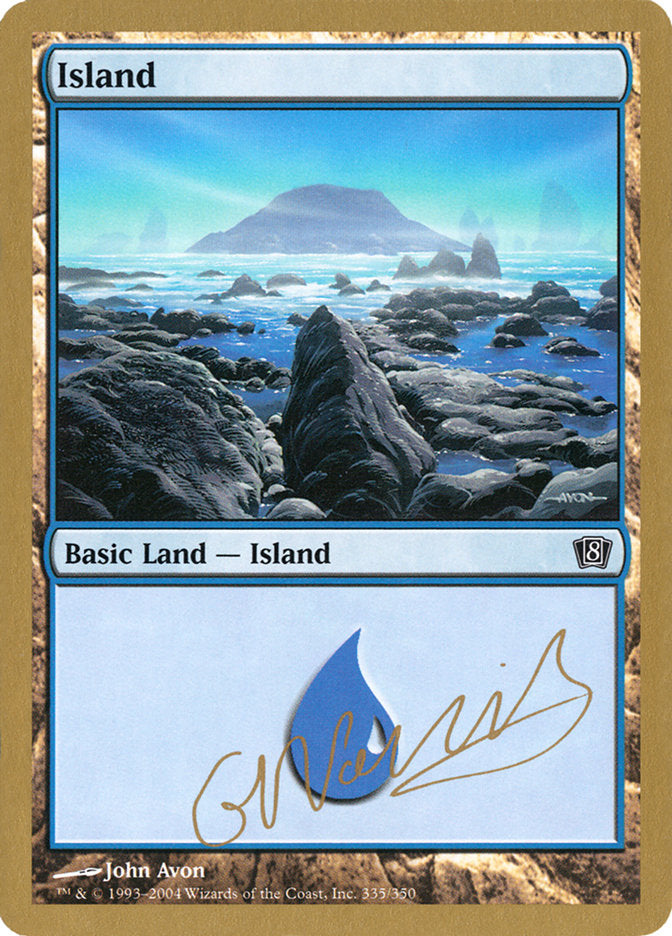 Island (gn335) (Gabriel Nassif) [World Championship Decks 2004] | Grognard Games