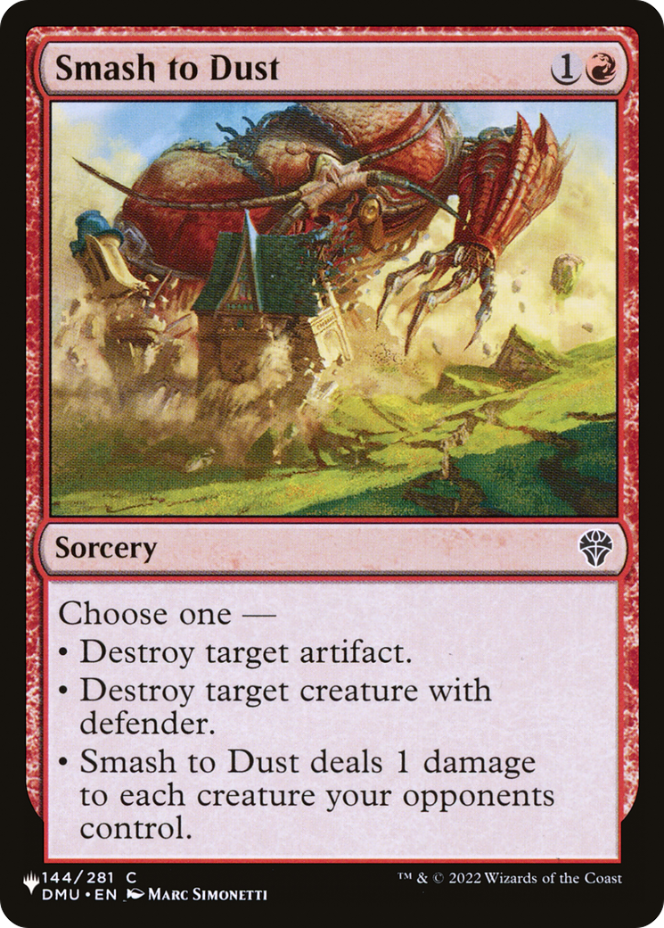 Smash to Dust [The List Reprints] | Grognard Games