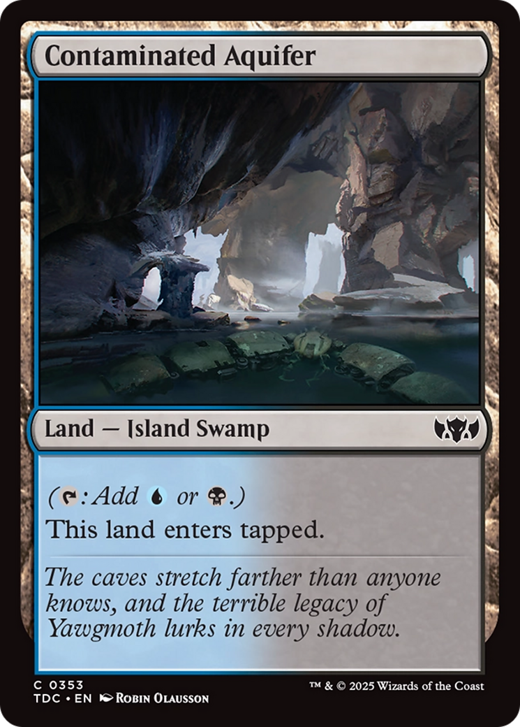 Contaminated Aquifer [Tarkir: Dragonstorm Commander] | Grognard Games