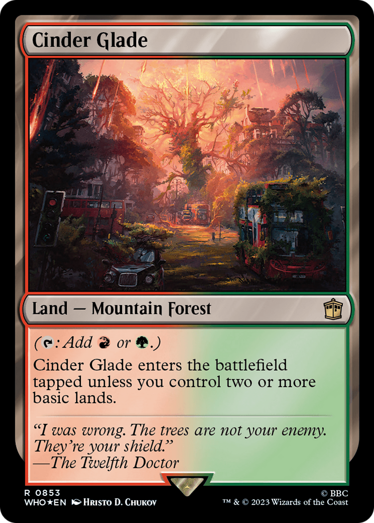 Cinder Glade (Surge Foil) [Doctor Who] | Grognard Games