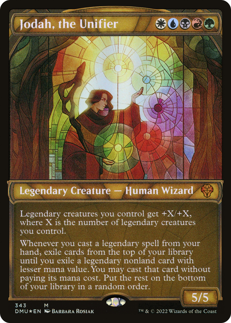 Jodah, the Unifier (Showcase Textured) [Dominaria United] | Grognard Games