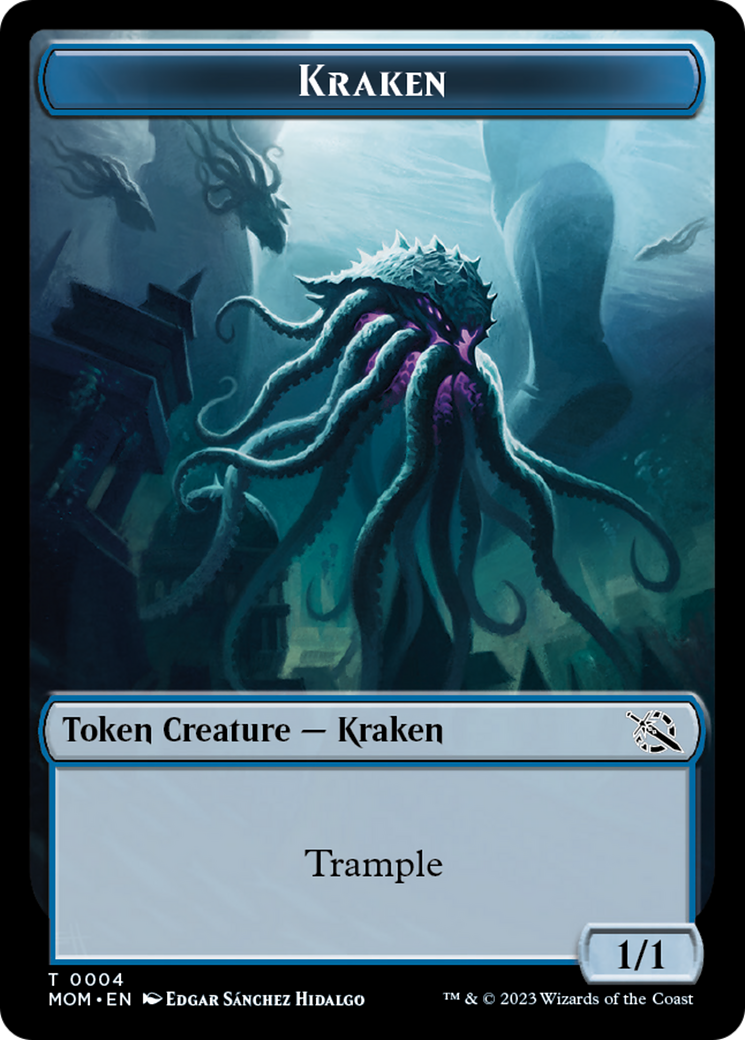 Kraken Token [March of the Machine Tokens] | Grognard Games