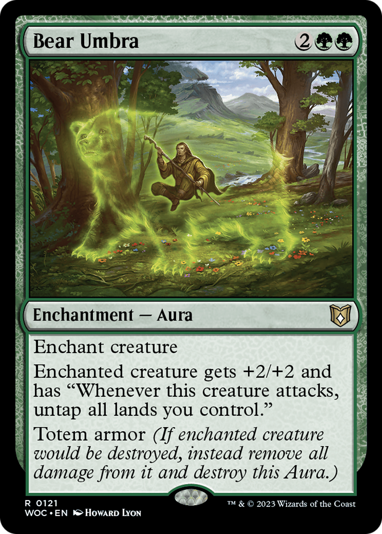 Bear Umbra [Wilds of Eldraine Commander] | Grognard Games