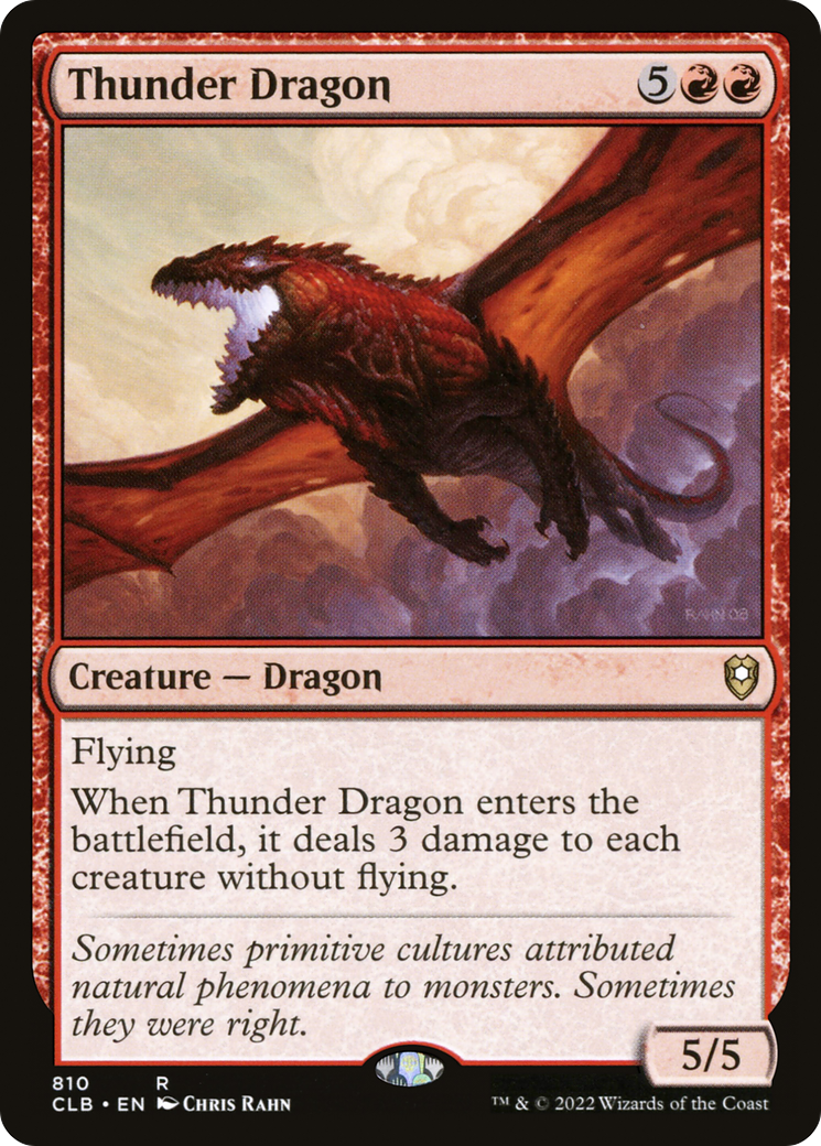 Thunder Dragon [Commander Legends: Battle for Baldur's Gate] | Grognard Games
