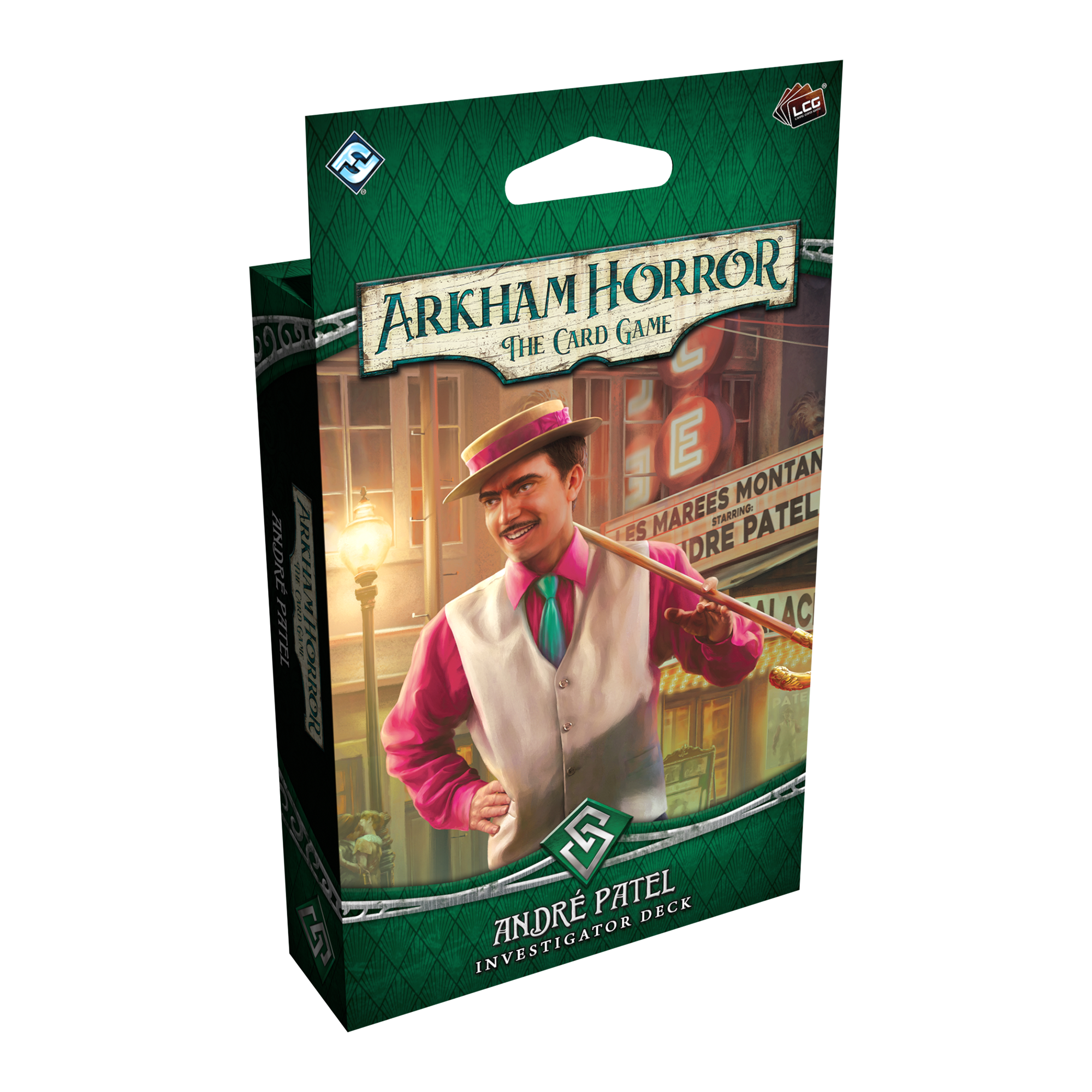Arkham Horror: The Card Game - André Patel Investigator Deck (pre-order 4/17/2026) | Grognard Games