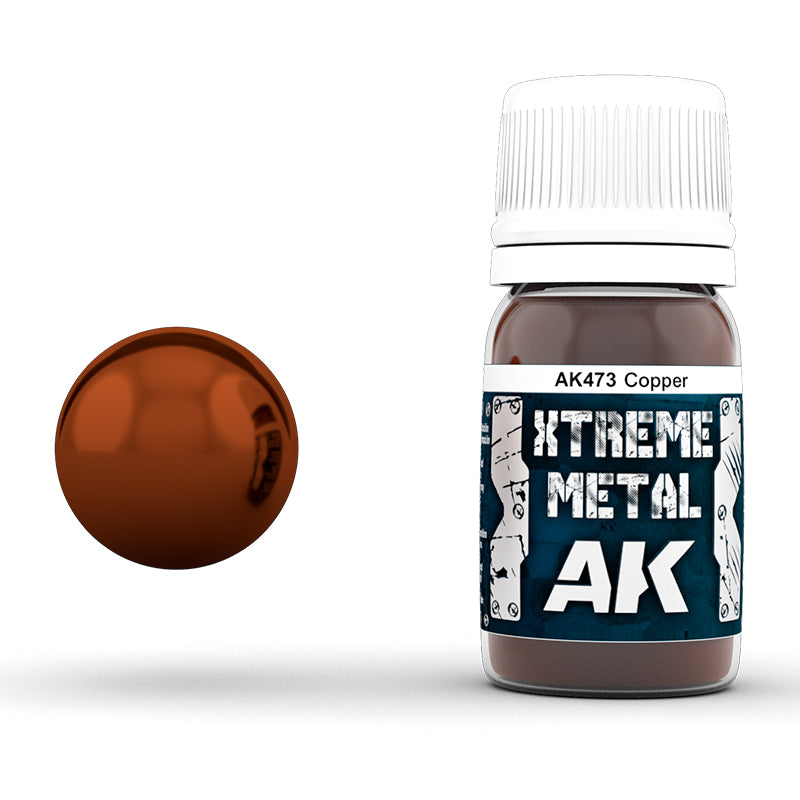 AK473 XTREME METAL COPPER 30ML | Grognard Games