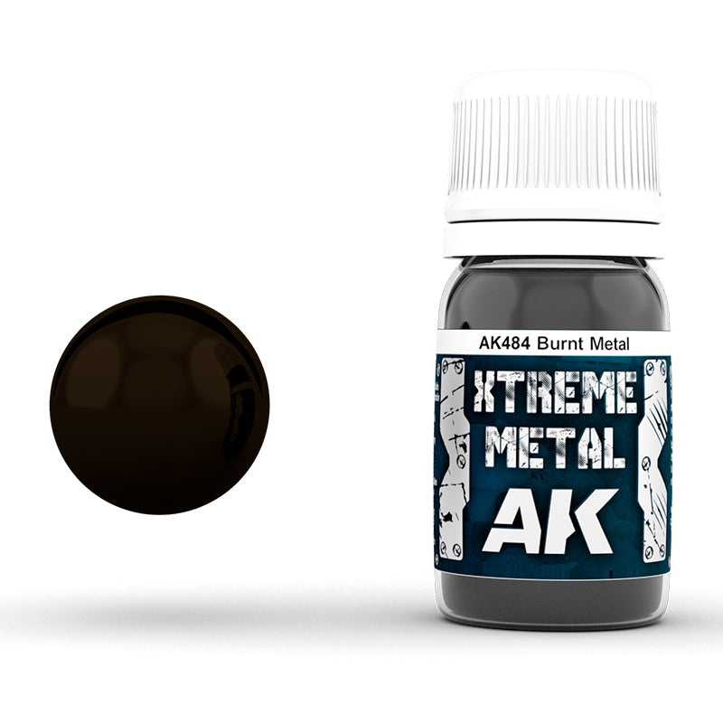 AK480 XTREME METAL BURNT METAL 30ML | Grognard Games