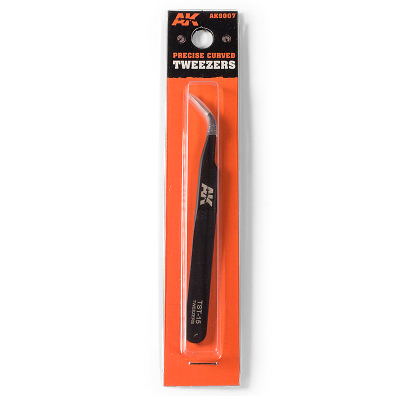 AK Precise Curved Tweezers | Grognard Games