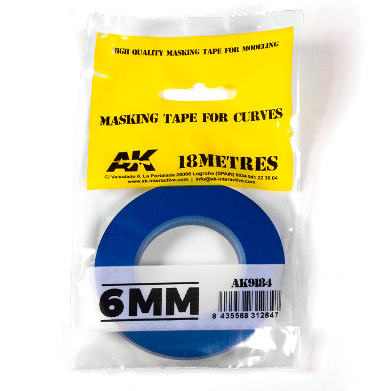 MASKING TAPE FOR CURVES 6MM | Grognard Games