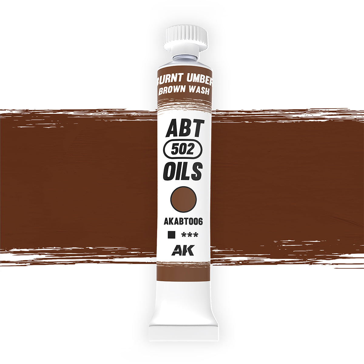 ABT 502 Oils AKABT006 Burnt Umber/Brown Wash | Grognard Games