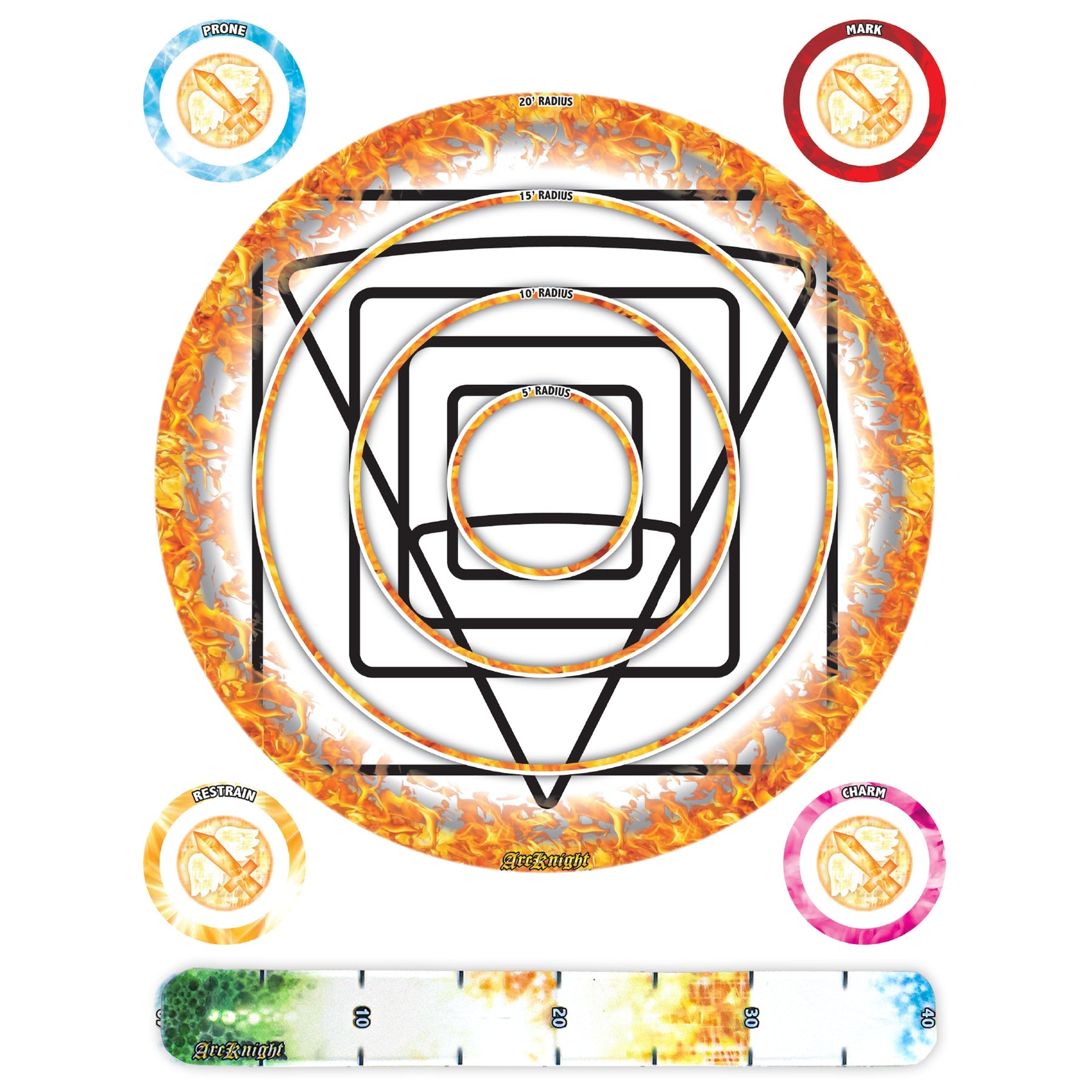 5E Area Templates | Grognard Games