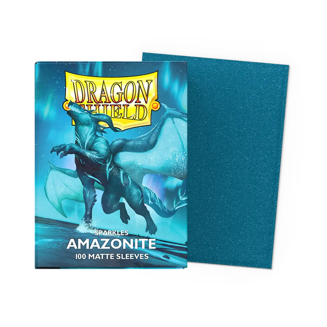 Dragon Shield Matte Sleeves - Amazonite Sparkles | Grognard Games