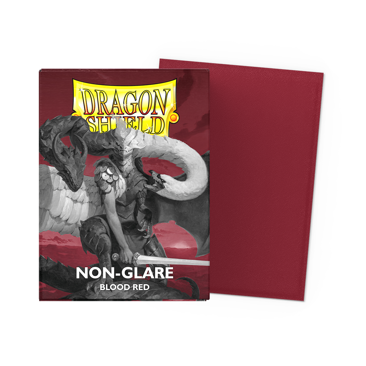Blood Red - Non-Glare - Matte Sleeves - Standard Size | Grognard Games