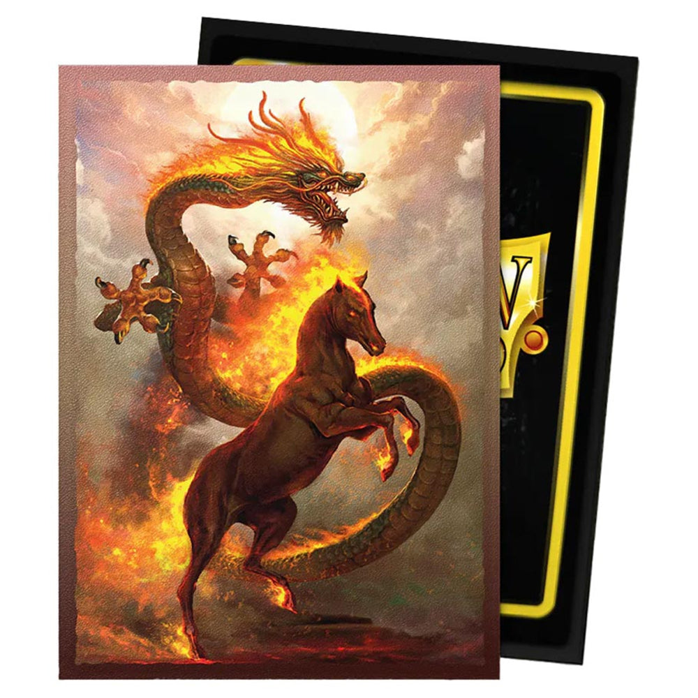 Fire Horse 2026 - Matte Dual Art Sleeves | Grognard Games