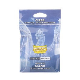 Dragon Shield Perfect Fit Thick inner Sleeves - Clear | Grognard Games