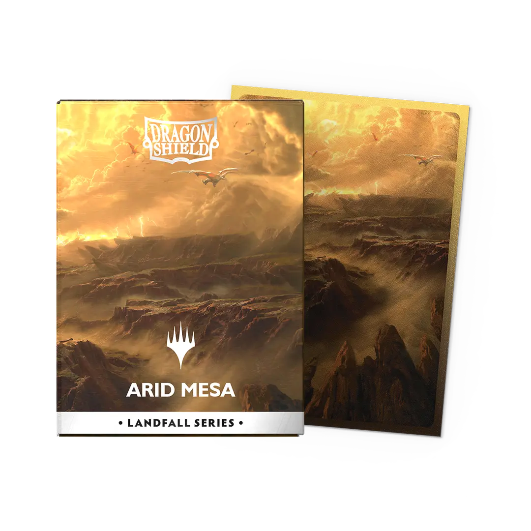 Dragon Shield Landfall Series - Arid Mesa - Matte Dual Art Sleeves | Grognard Games