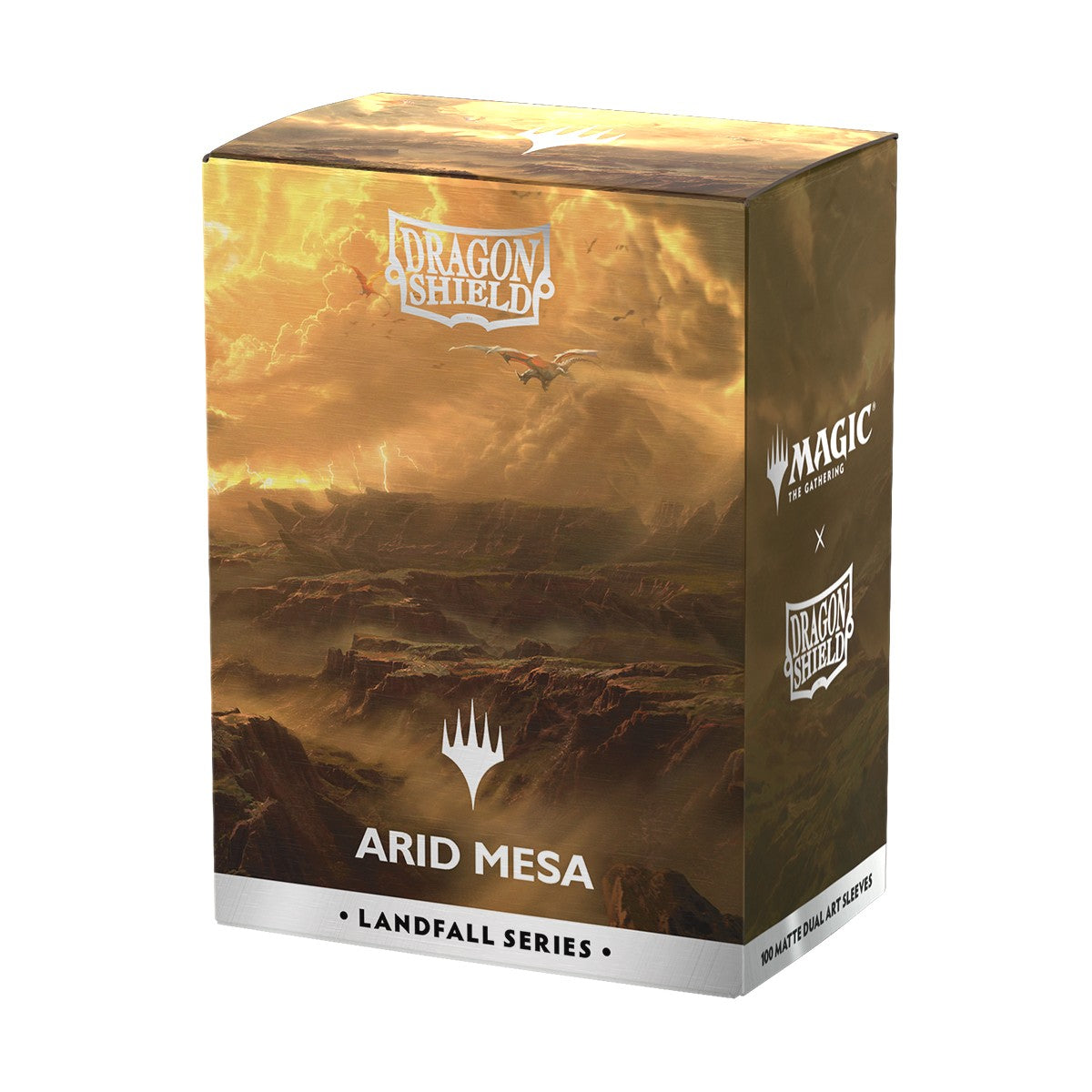 Dragon Shield Landfall Series - Arid Mesa - Matte Dual Art Sleeves | Grognard Games
