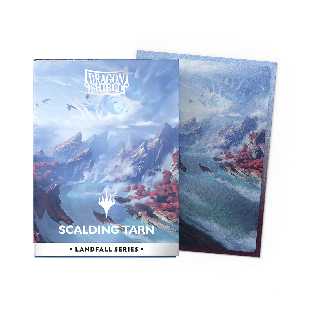 Dragon Shield Landfall Series - Scalding Tarn - Matte Dual Art Sleeves | Grognard Games